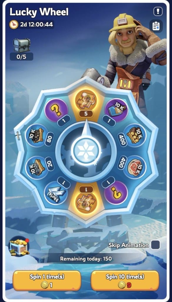 Frost Star Max Cost Guide: 954K Gems for Gen 8 Lucky Wheel